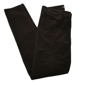 LOFT Modern Skinny Dark Green Corduroy Pants
